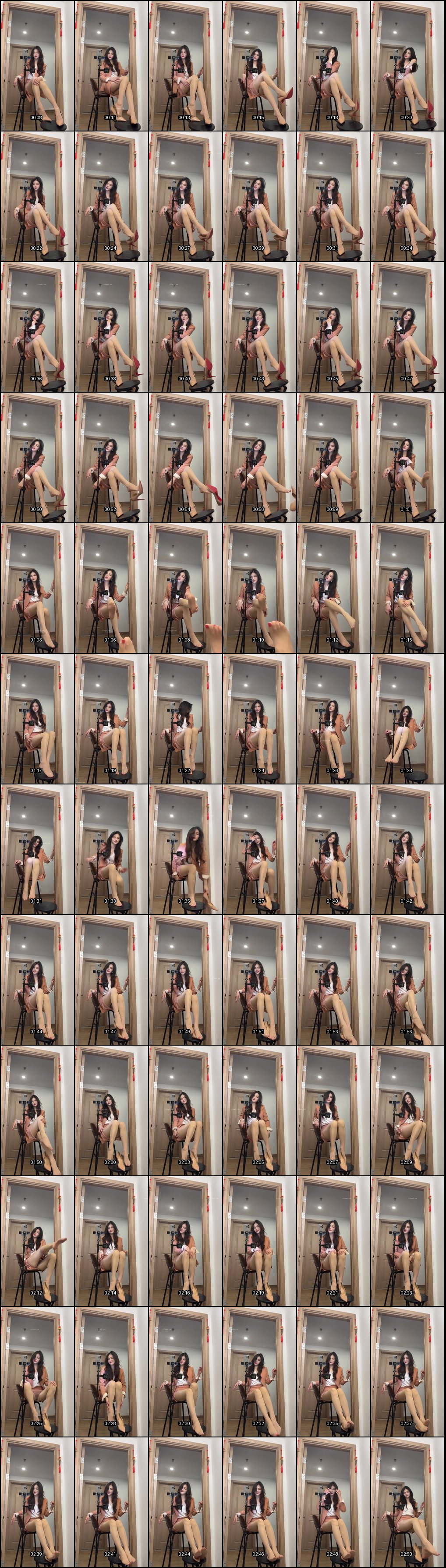 中俄混血网红NingYu丝足美腿诱惑，异域风情尽显