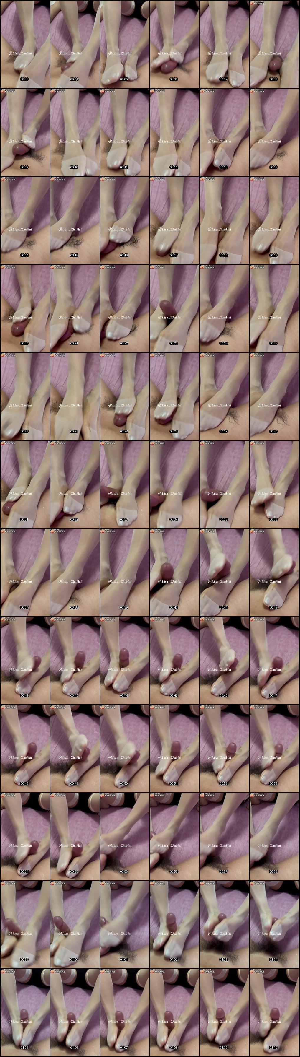 珠海丝足女神Lisa 36码美脚性格合集诱惑