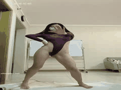 大学生嫩妹抖音风裸舞科目三弹力插合集2