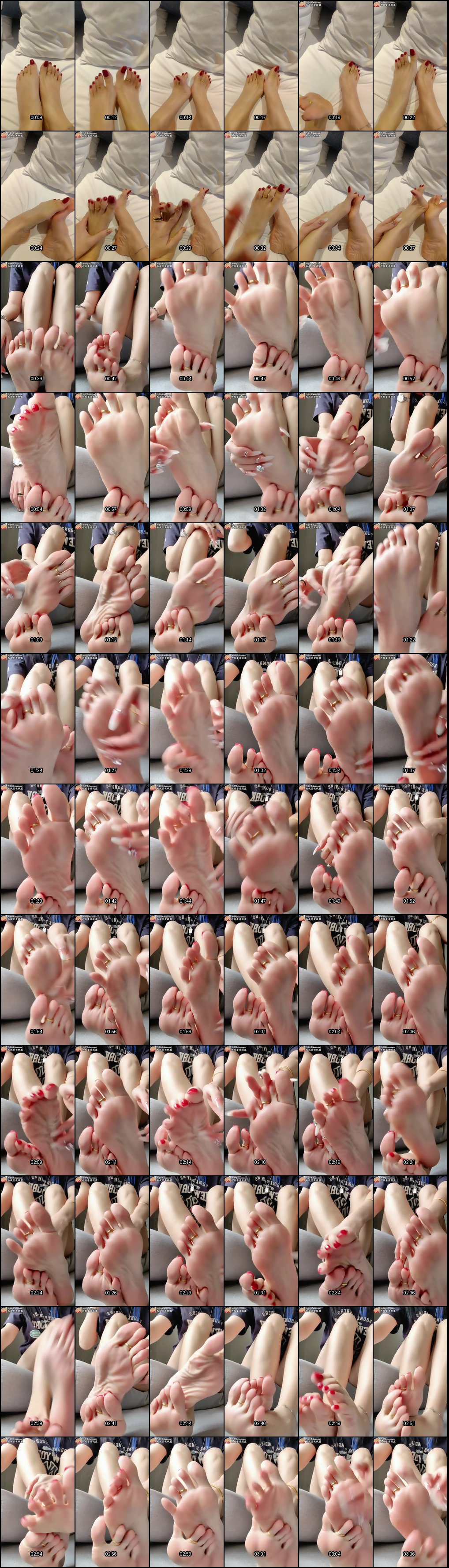 天蝎座胖虎裸足淫语秀足单人合集，抖音网红诱惑大放送