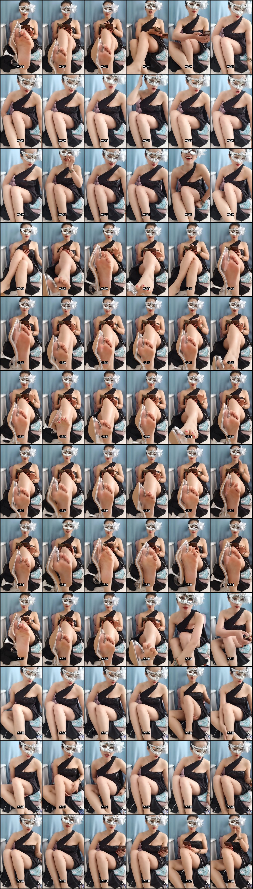 易直播神秘主播秀足合集：潮吹群交学生萝莉激情15