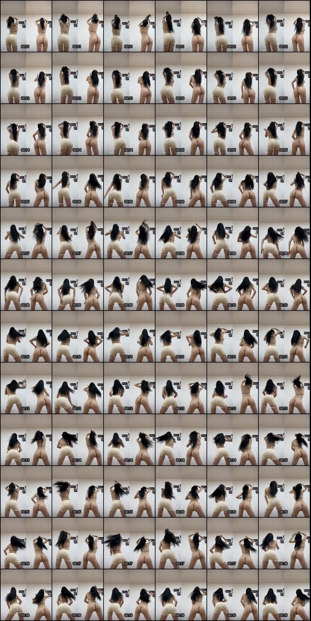 推特极品顶胯女神Crush Crush：千元定制抖臀裸舞视频22部合集