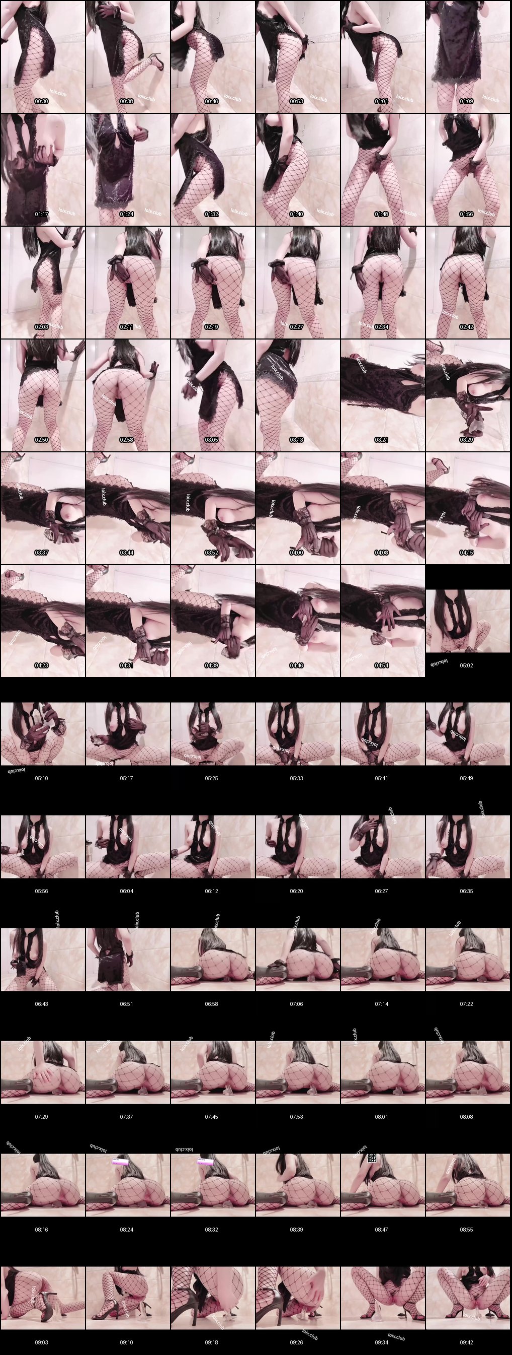 薇薇安福利姬诱惑：黑色蕾丝情趣网袜热辣展示！