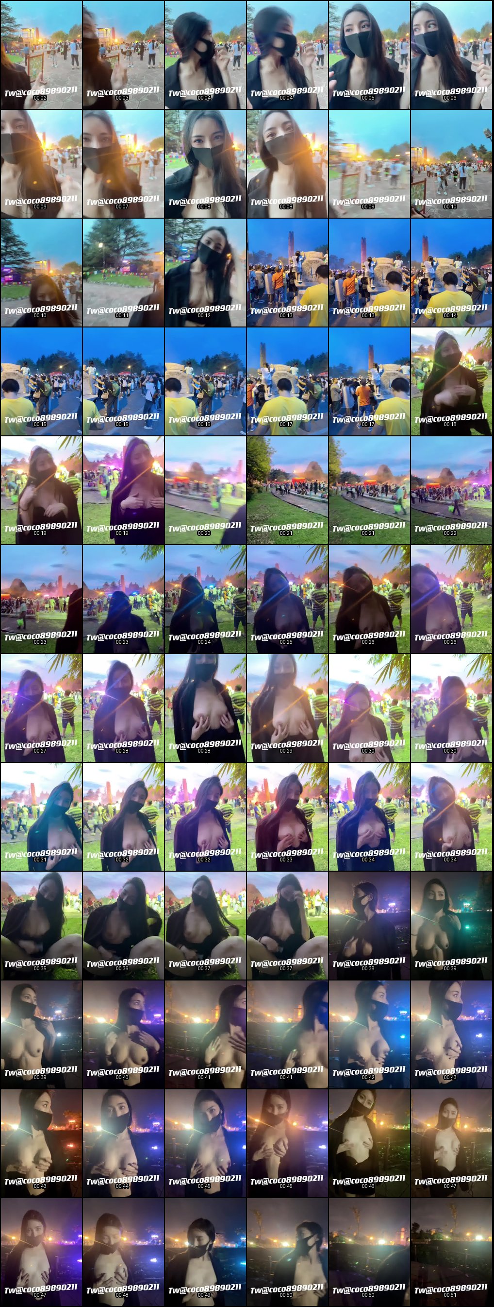 推特网红Coco露出癖巅峰玩法！大胆艺术风诱惑让人把持不住