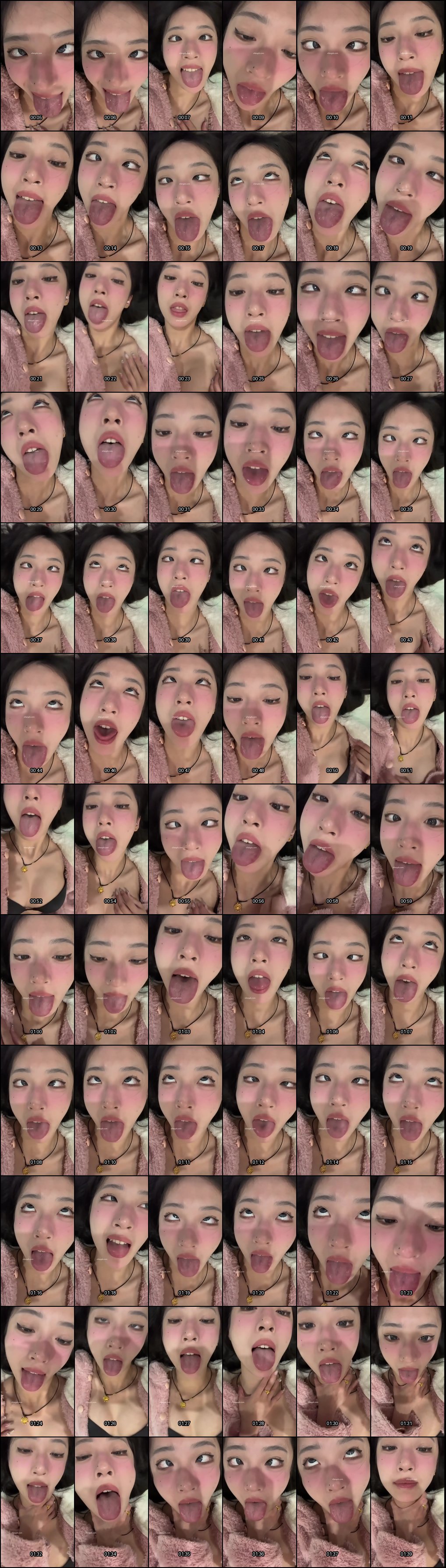 抖音女大学生阿黑颜翻白眼高潮定制视频