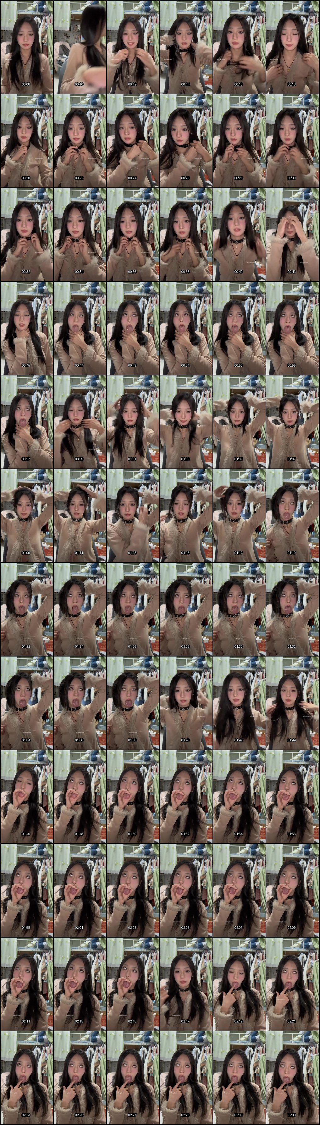 抖音女大学生灌汤饱饱阿黑颜翻白眼高潮定制视频_1