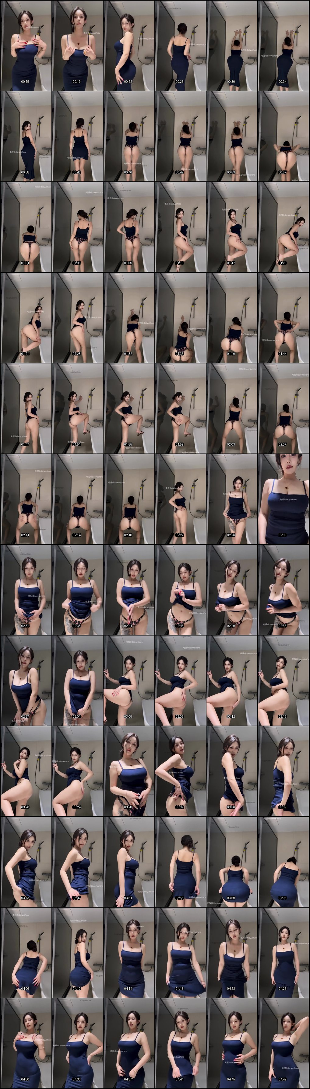 抖音网红依阳baby与没有圆子蜜语空间激情合集1