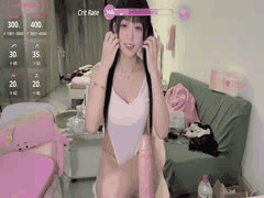 #yaya-728 StripChat 顶级颜值纯欲女神 yaya-728 8月直播秀 阿黑颜自慰 双马尾乱飞_11