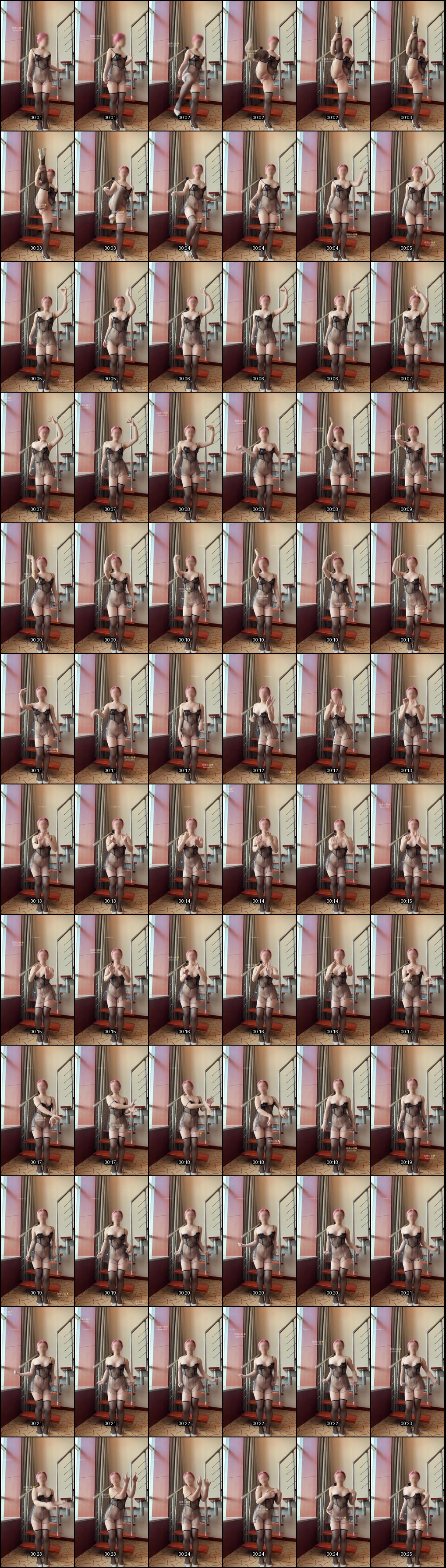 推特舞蹈网红纯情小猫Lntano 1月捆绑调教裸舞，暴露小嫩B性癖大秀