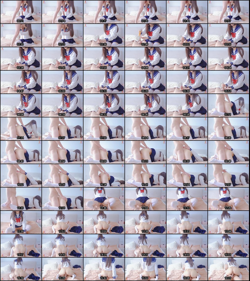 网红米胡桃白丝水手服学妹诱惑！饥渴少女被操爽后主动骑乘榨汁高潮