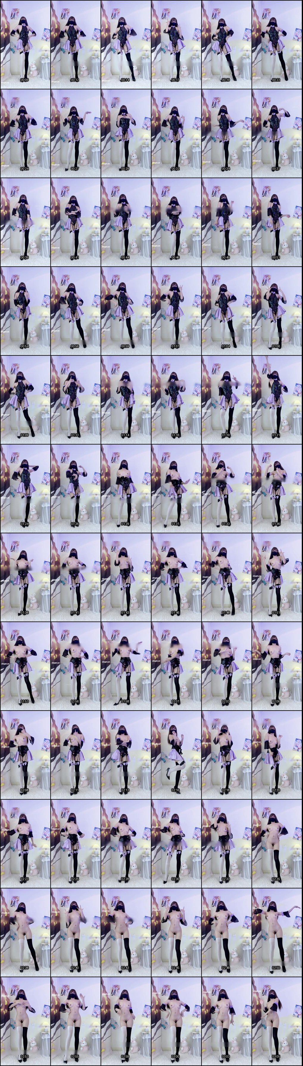 小仙云11月抖音风裸舞诱惑第二弹