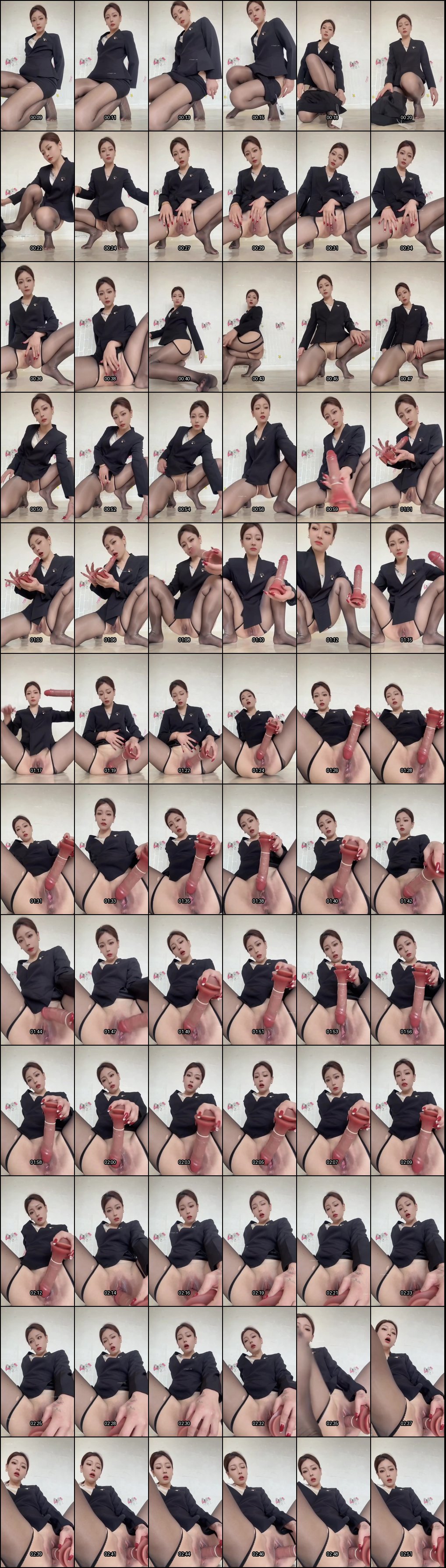 26万粉丝抖音网红小梅：职业装丝袜御姐熟女自慰，白虎粉穴少妇福利