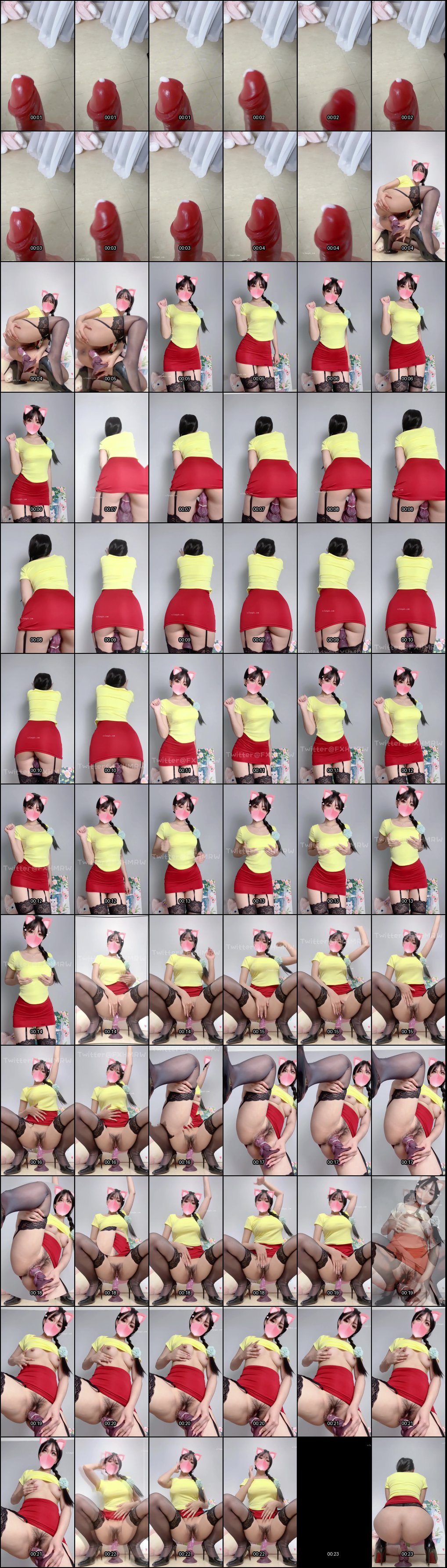 小仙云推特裸舞女神：5月长时定制抖音风裸舞合集