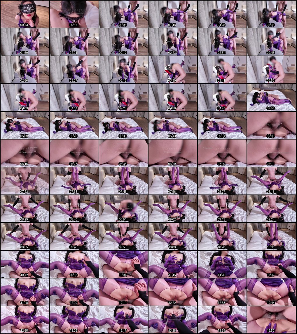 高跟控的诱惑：烤肉爸爸与紫魅的激情高跟秀