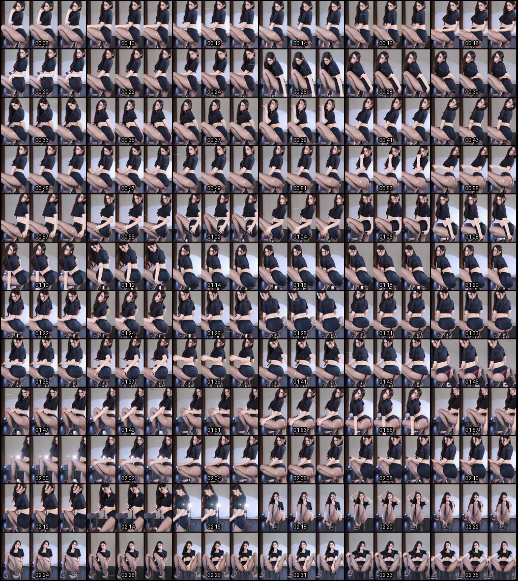 虎牙桃一付费定制：OL黑丝丁字裤御姐风情无限诱惑