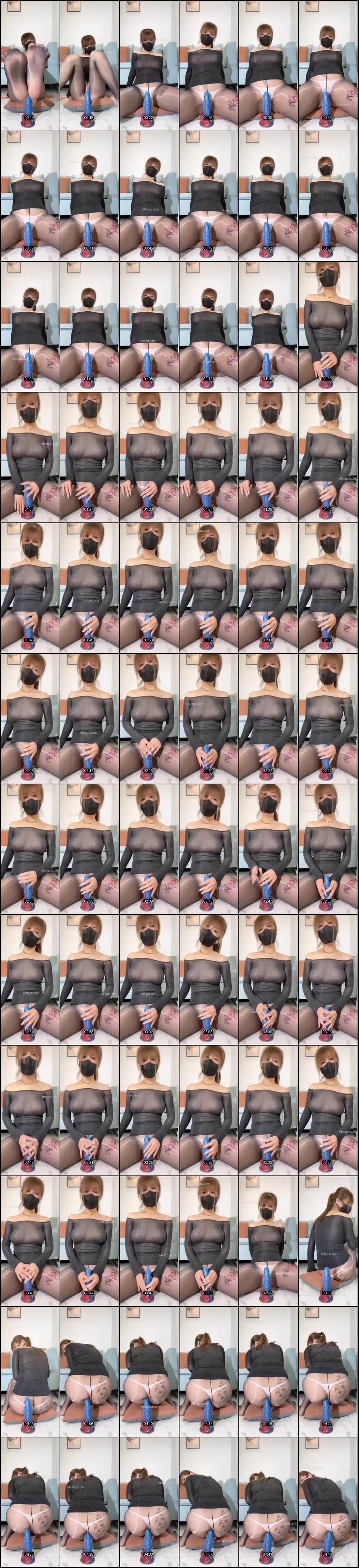 快手柚柚琪宝付费定制：巨乳蜜桃臀黑丝足交诱惑+1v1大尺度骚舞撸管福利