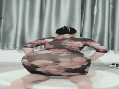 小英子抖音付费定制：顶B骚舞瑜伽裤拉丝，连体肉丝裸舞性感大屁股后入