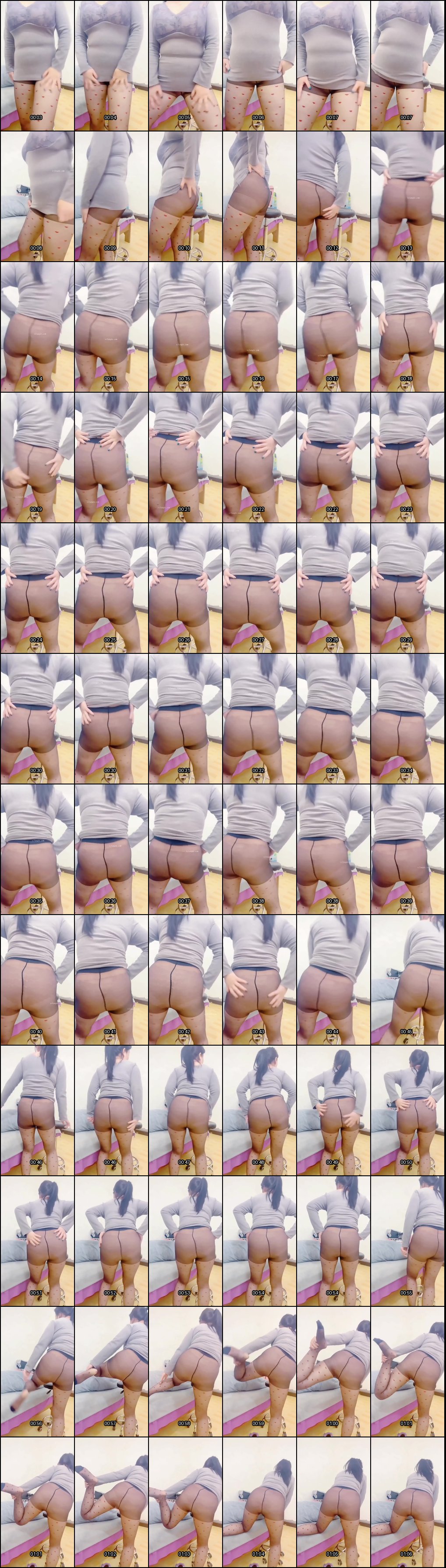 小阿姨球球快手大尺度私拍：连体丝袜紧裹白嫩肌肤，巨乳诱惑让人把持不住！
