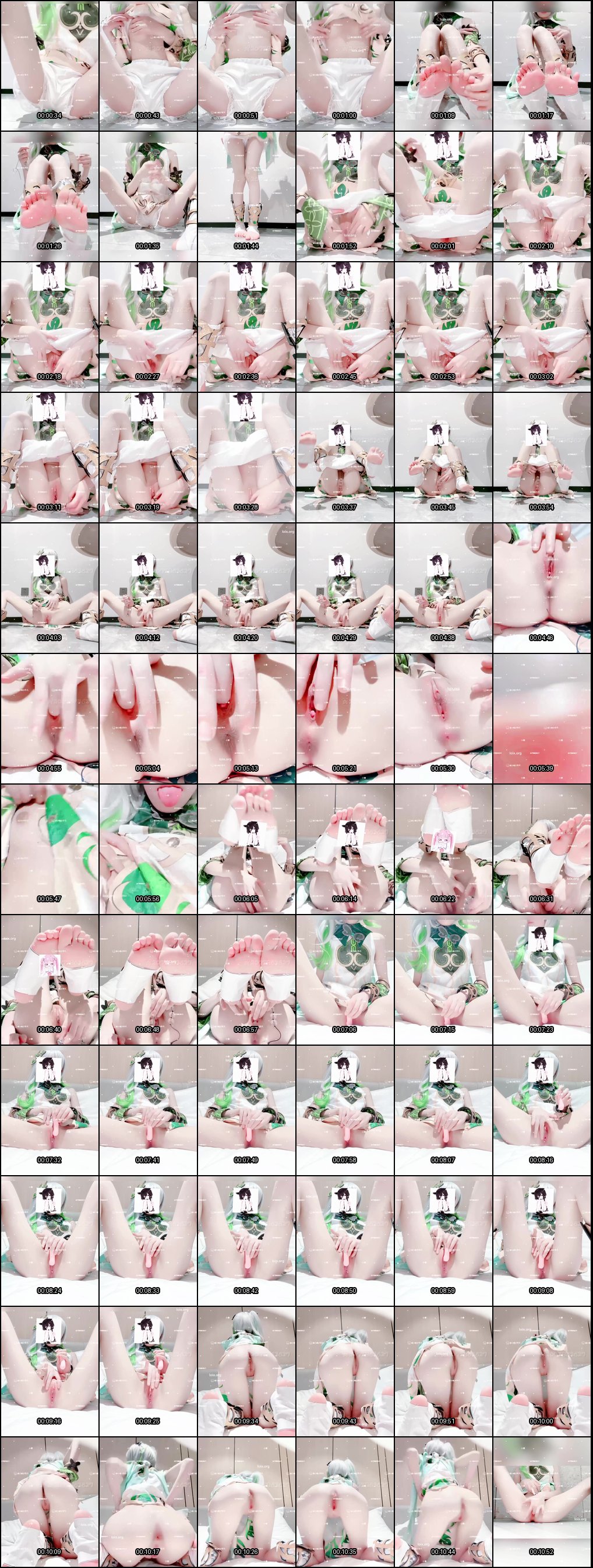 福利姬小雯cos纳西妲 诱人自慰福利