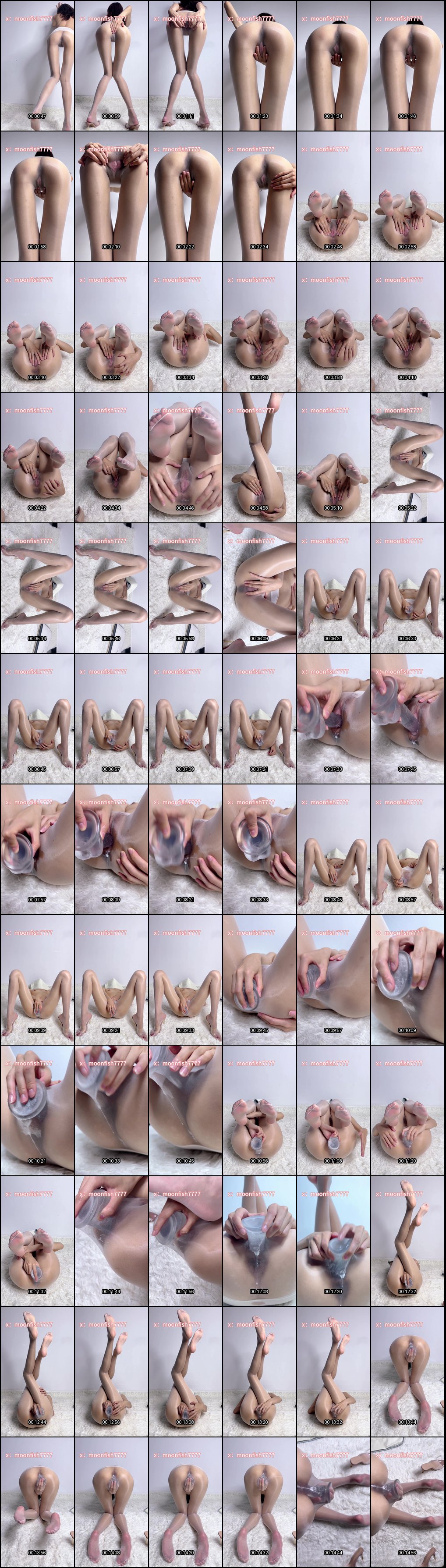 JK萝莉白丝瑜伽裤自慰玩肛塞 福利姬月亮鱼诱惑大秀