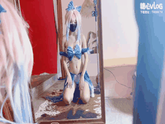 原神心海Cosplay_琪琪有理水晶棒自慰骑乘猛坐浪叫高潮