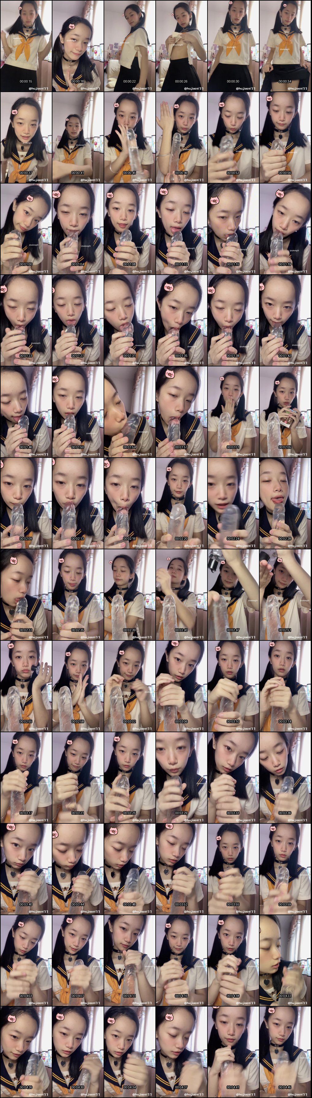 JK白袜福利姬自慰榨精挑战_25cm巨物全根吞入_你能坚持多久