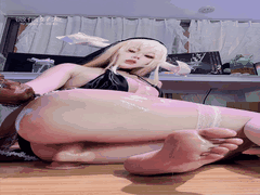 九言福利姬萝莉cosplay白丝自慰玩肛塞专属视频