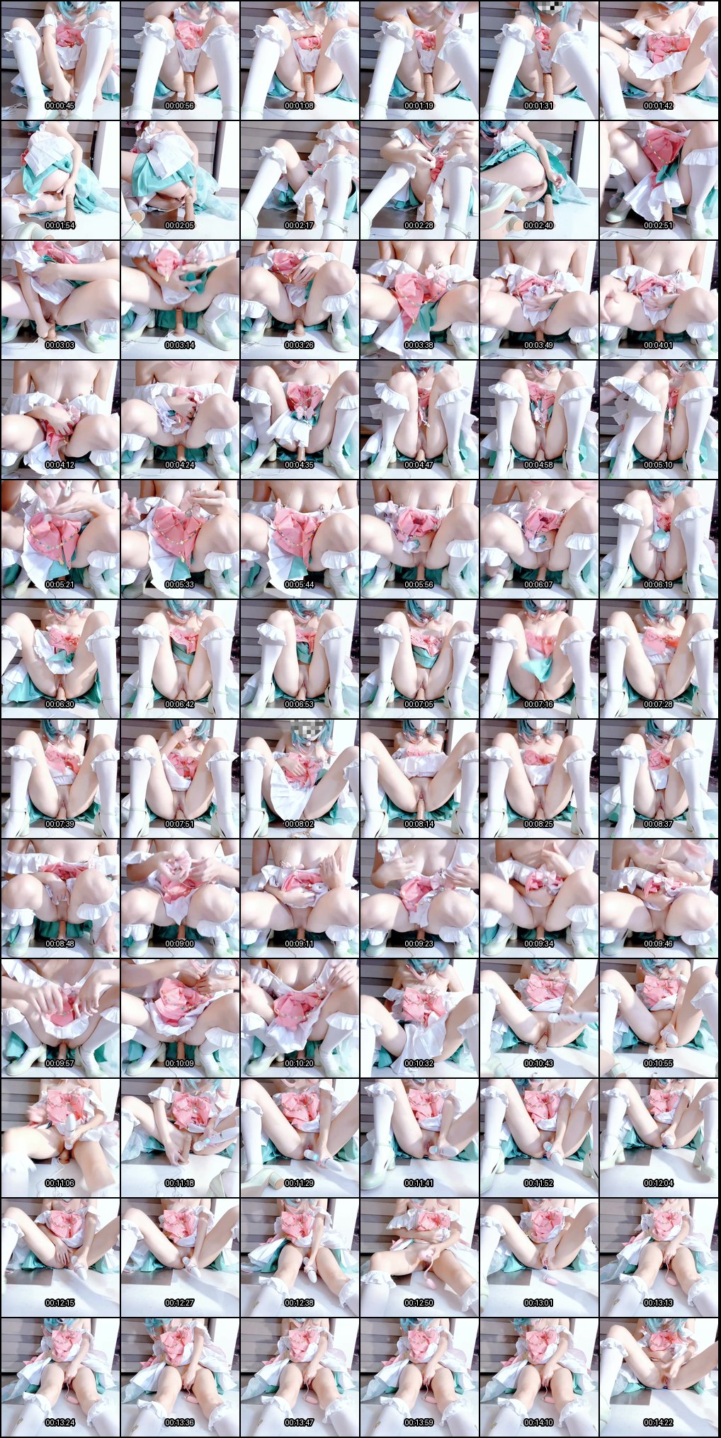 月色宝宝白丝萝莉自慰秀_Cosplay瑶时之祈愿玩转震动棒跳蛋肛塞