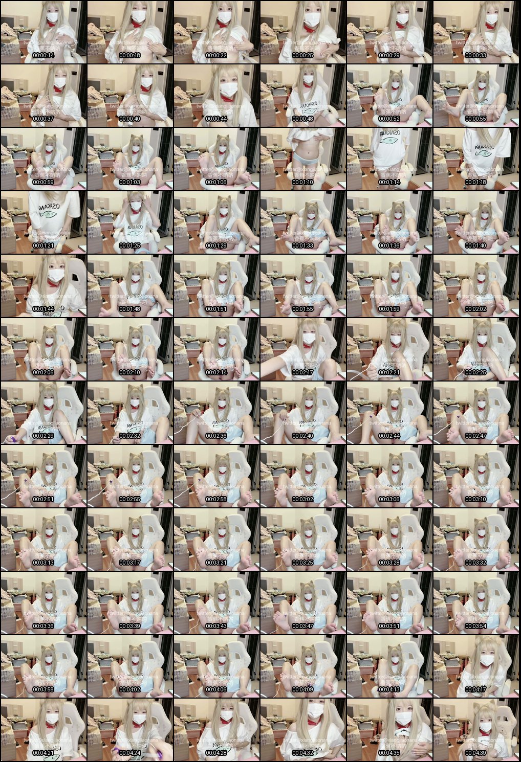 白丝猫娘胡桃自慰跳蛋诱惑高潮