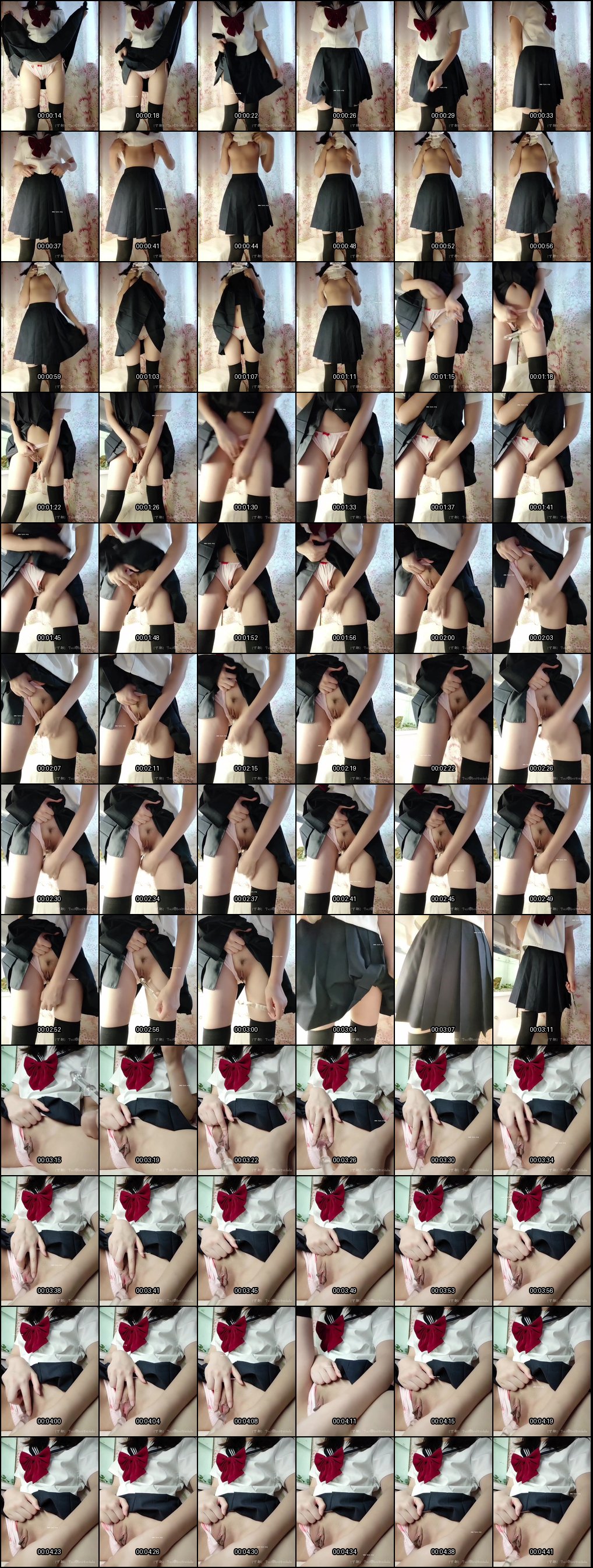 白桃露露JK制服学生萝莉自慰福利姬诱惑_1