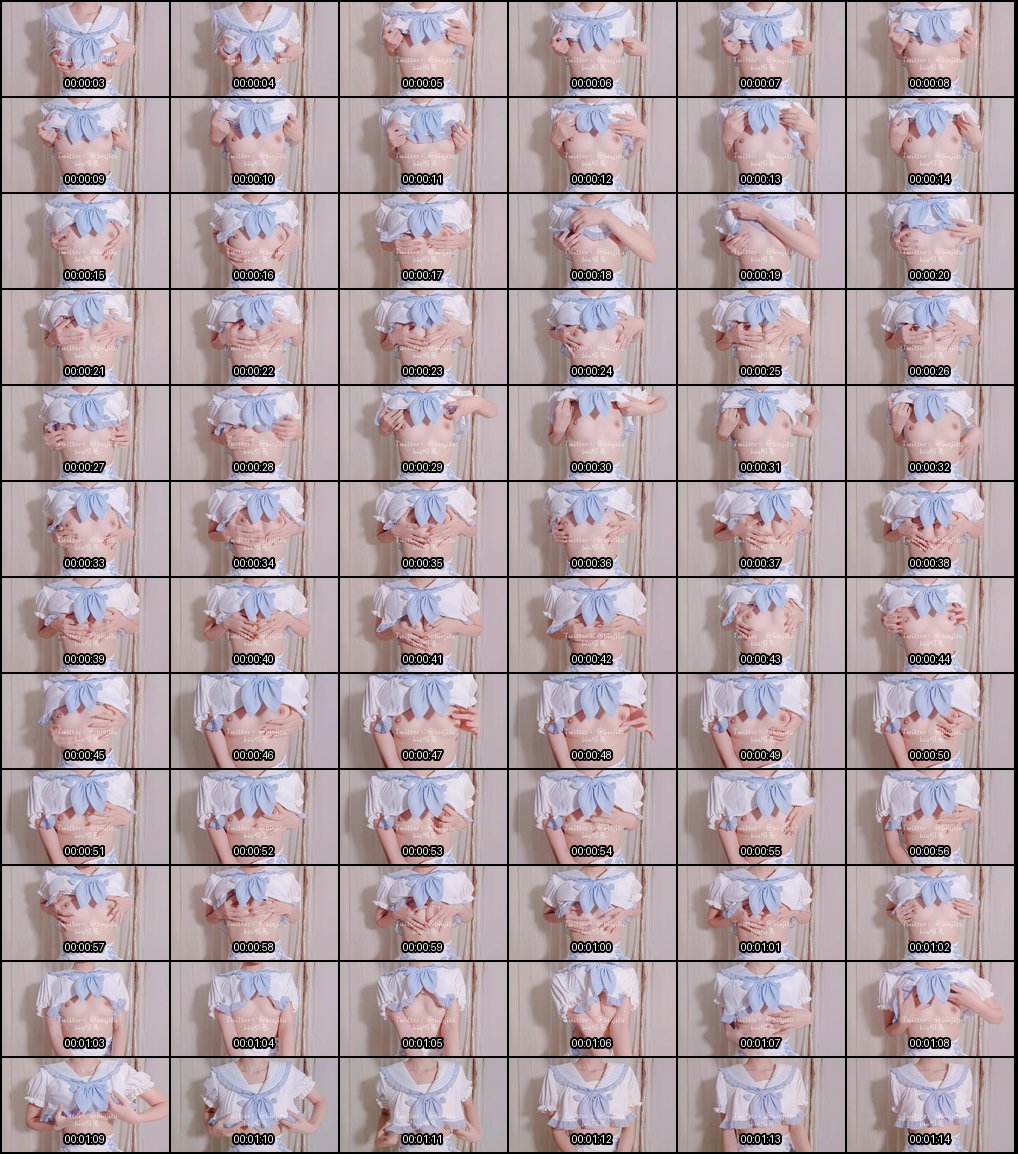 软甜糯米糍化身蓝色少女_甜美萝莉自慰诱惑