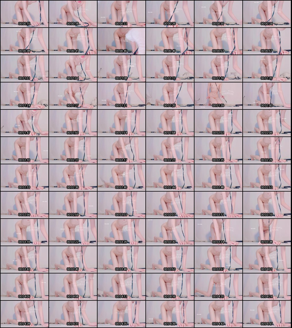 软甜糯米糍福利姬小狗式自慰喷水高潮