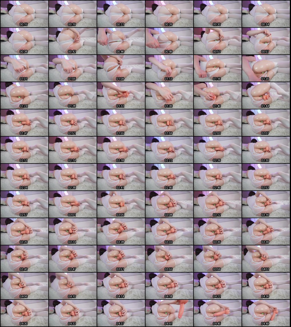 白丝死库水诱惑：Hime_tsu自慰玩肛塞高潮