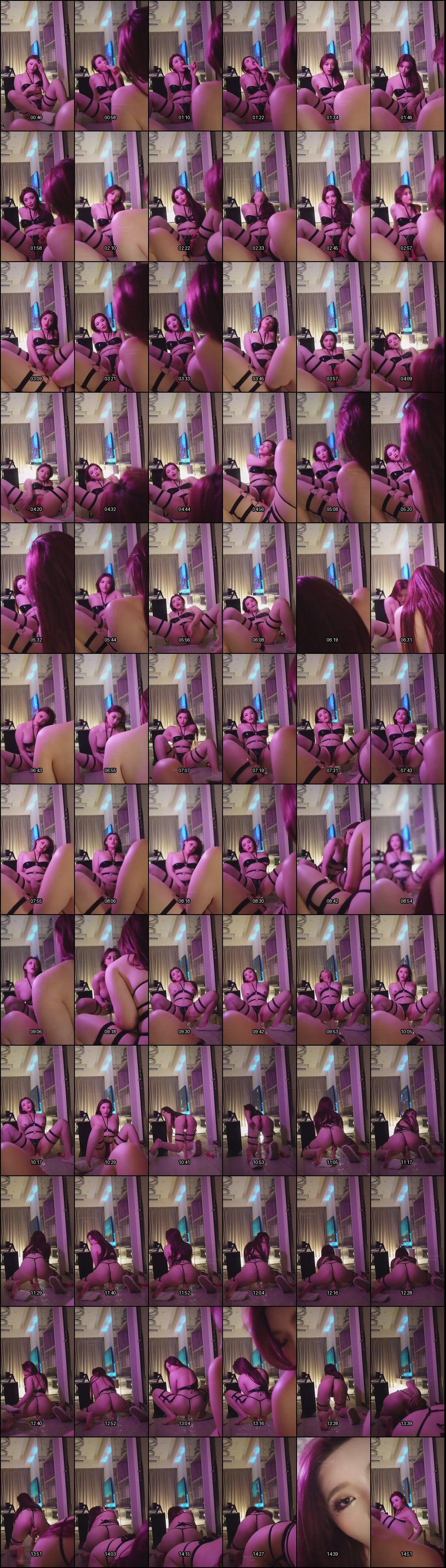 水做的kitty美女狂喷高潮，镜子全被淫水覆盖！