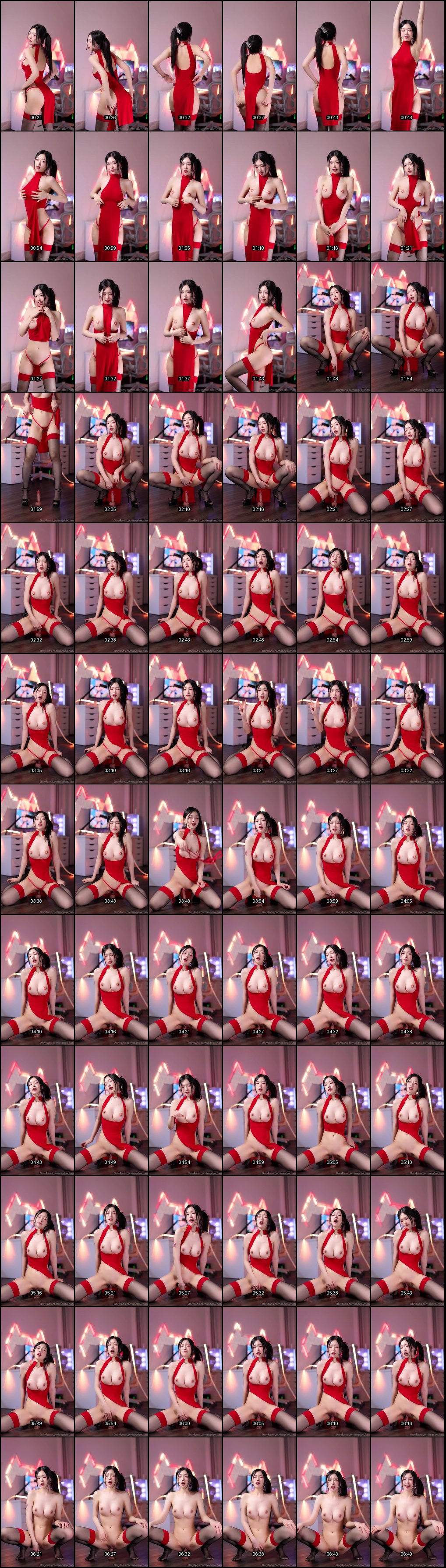 粉嫩福利姬Meriol Chan自慰高潮诱惑直播