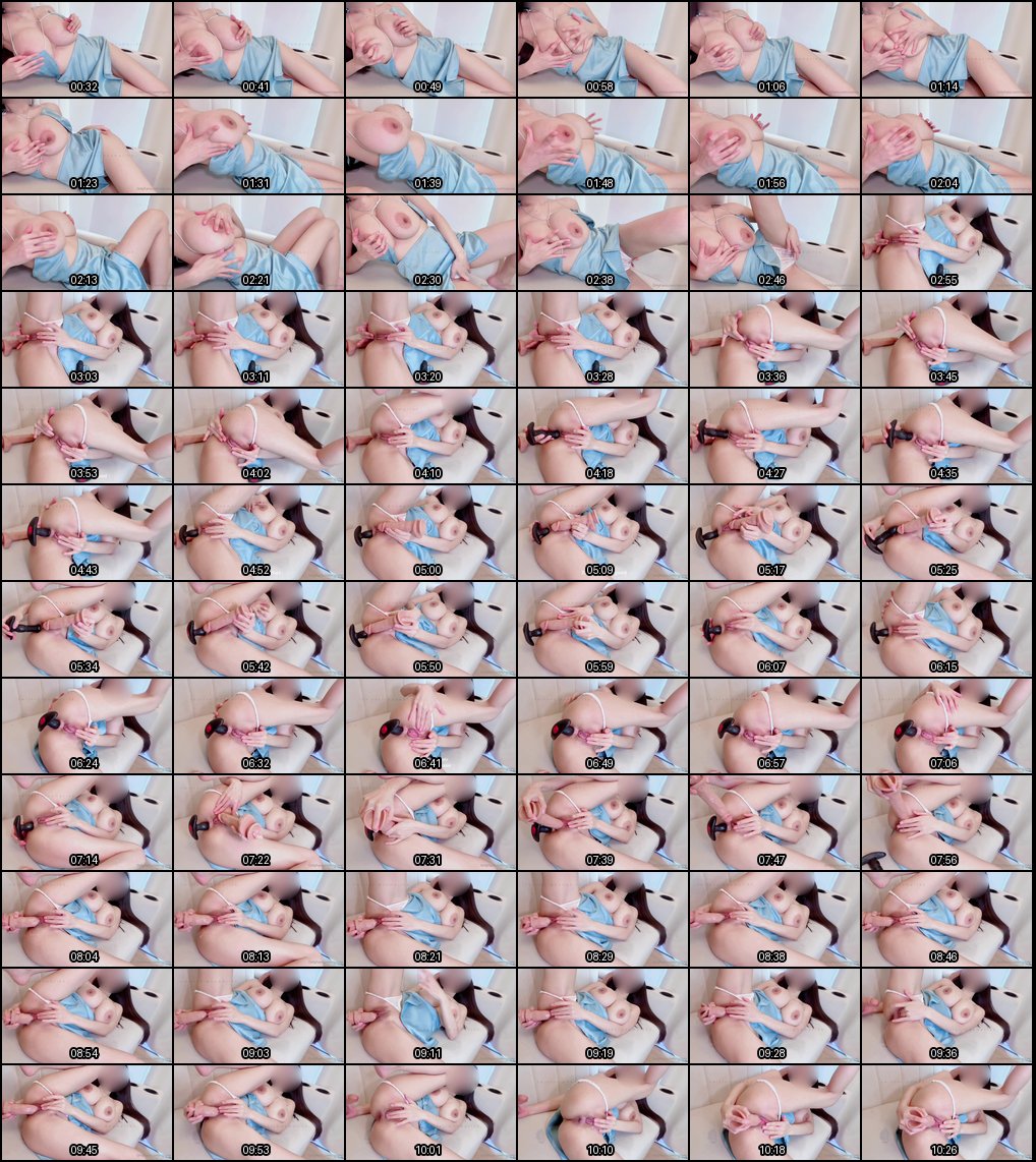 福利姬自慰狂欢：电动肛塞双插极致刺激