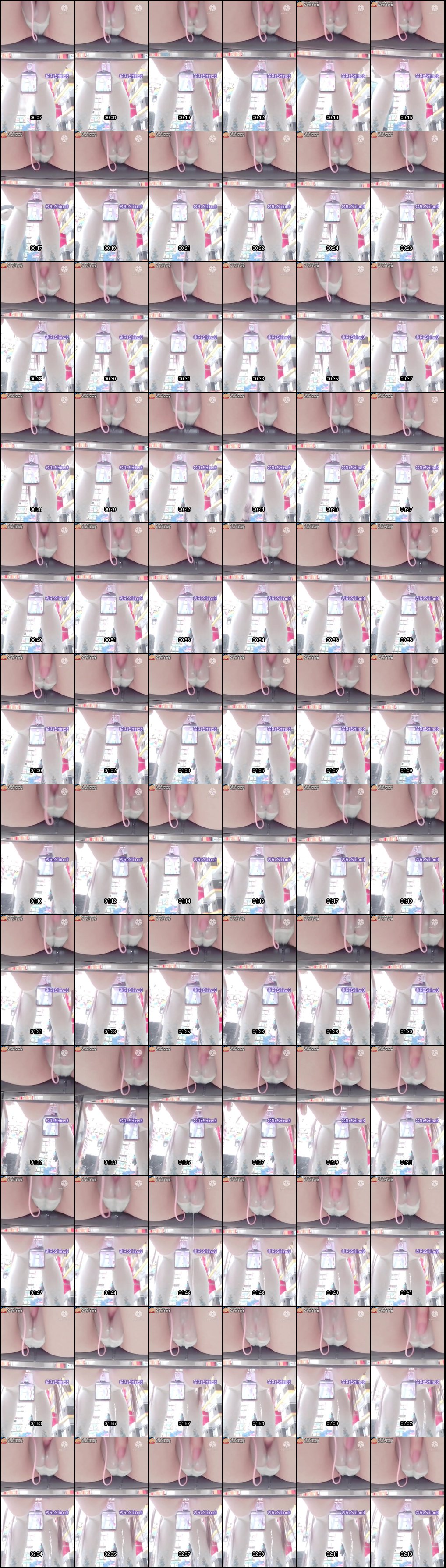 商场偷窥视角：萝莉少女户外穿搭振动棒自慰高潮流水_1