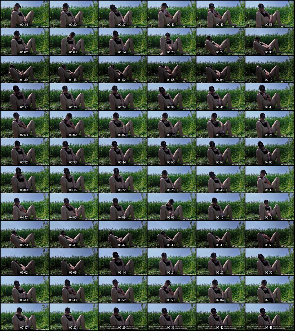 xKeryB麦田户外自慰激情独秀