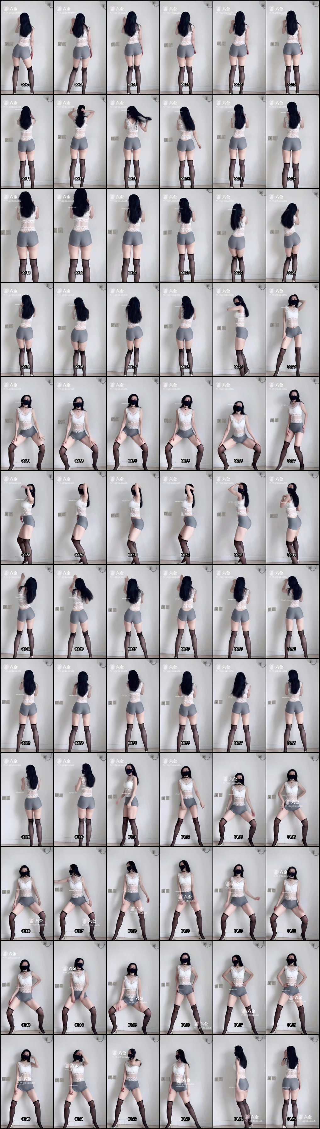 六金高价定制裸舞合集：揉奶抖臀骑乘假屌自慰诱惑