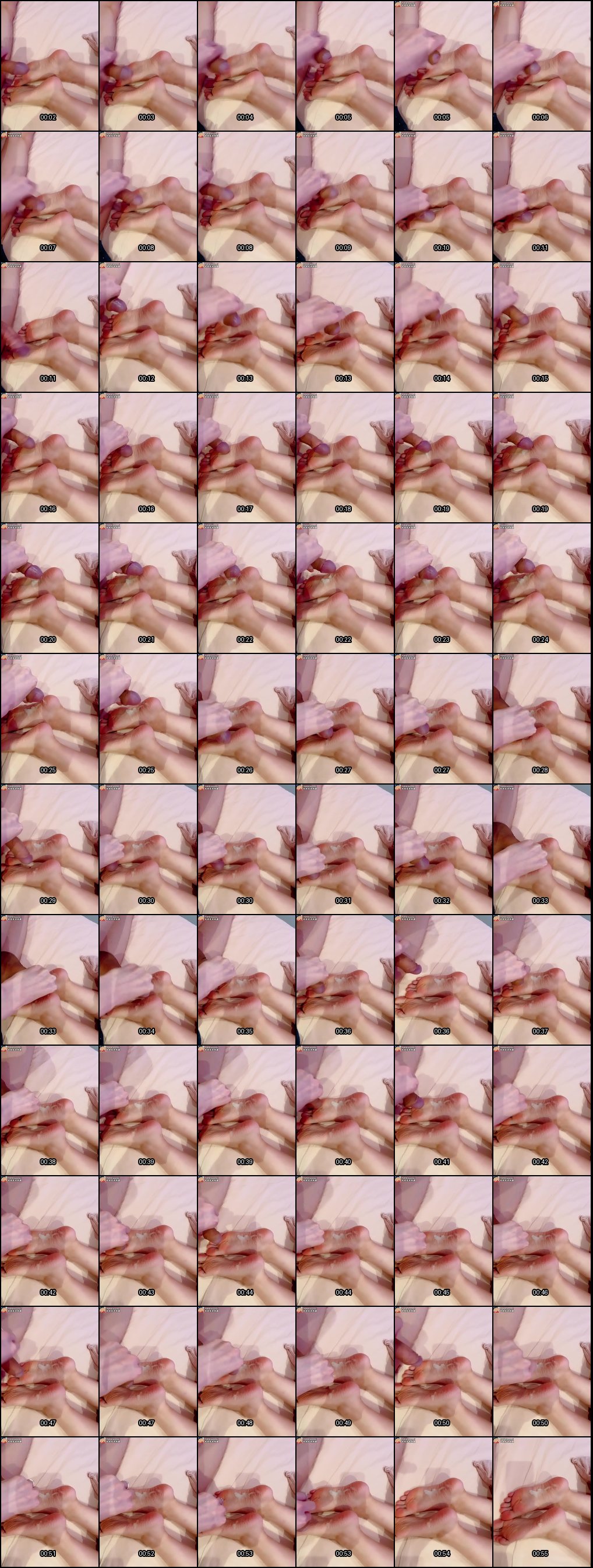 原创裸足撸射诱惑：群友投稿脚板高潮视频_1