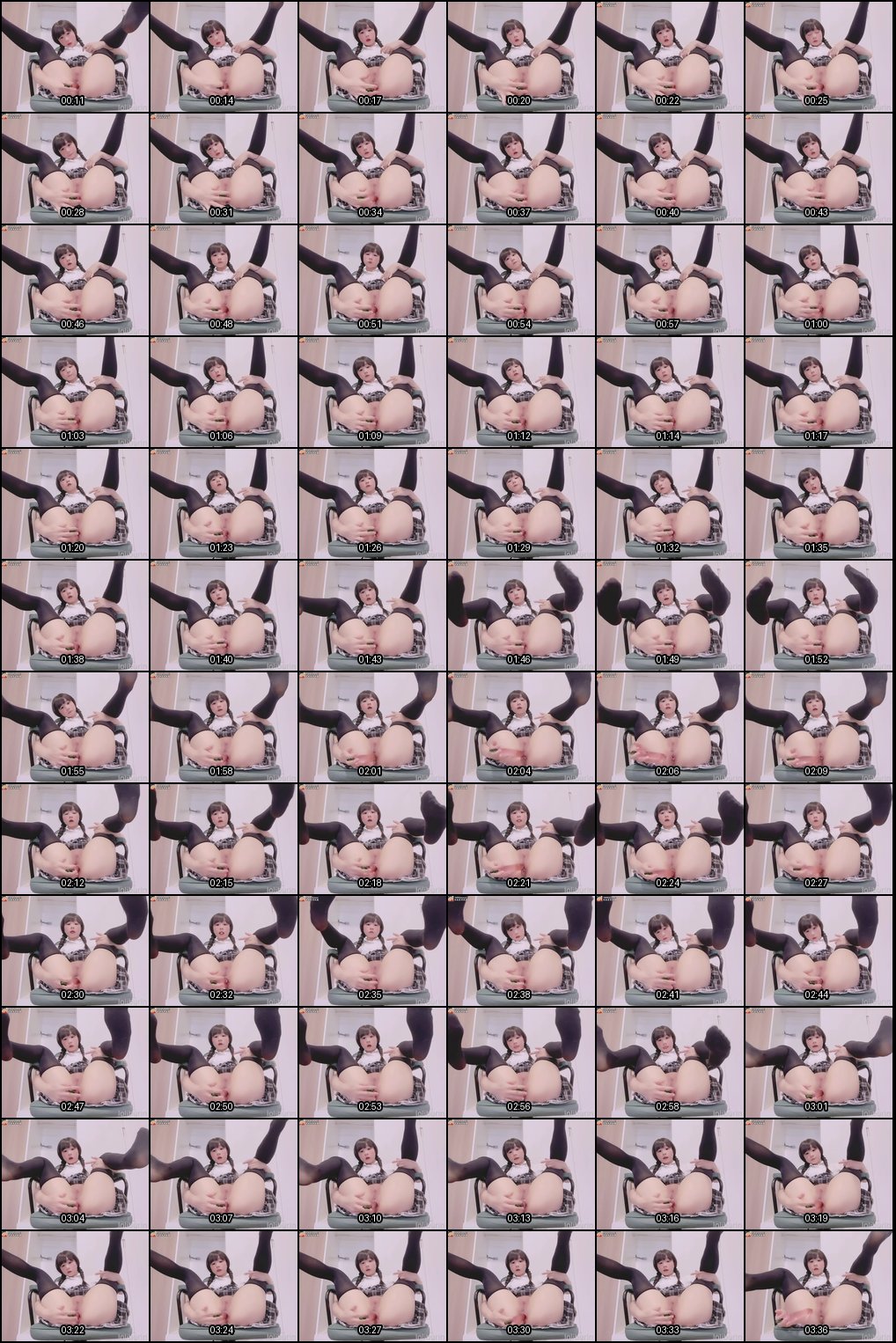 萝莉JK软妹装自慰喷水，假阳具玩到高潮！