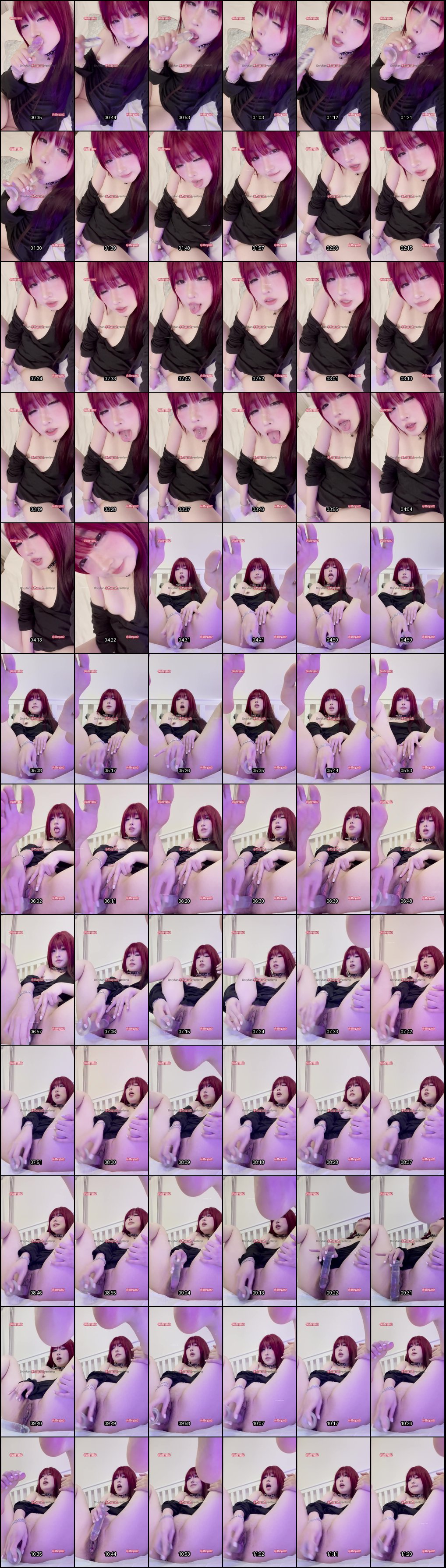 噗噗饥渴难耐：吃玩具就湿透，自插五分钟喷四次爽晕过去