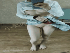 小柔JK白丝肉丝自慰诱惑：肛塞乳夹高潮玩法_1