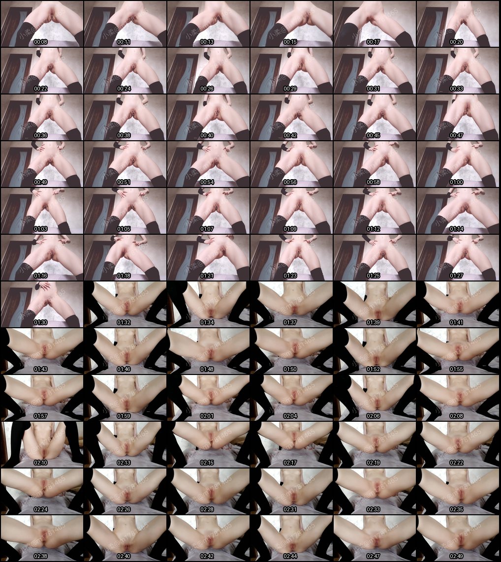 小柔JK网袜诱惑：黄瓜拉珠乳夹自慰高潮