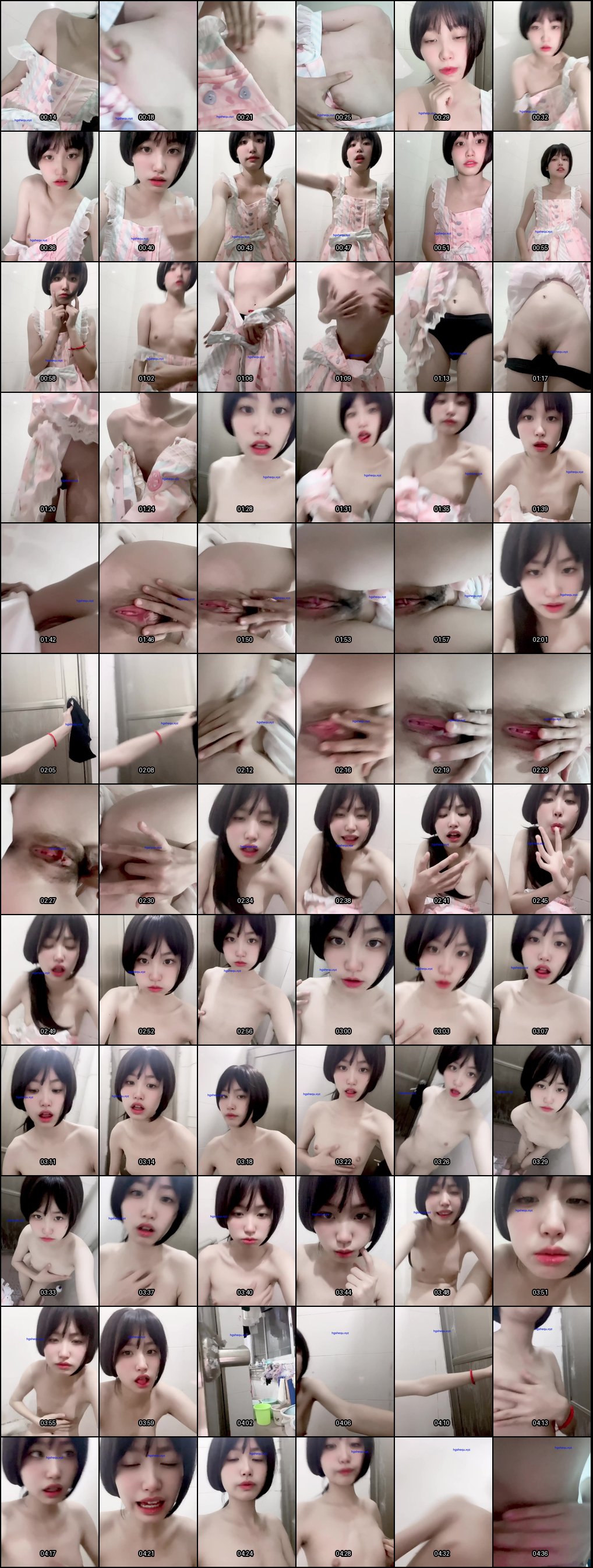 清纯学生妹小雪商场卫生间大胆自慰露脸私拍合集