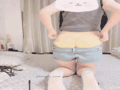 桔子树白丝JK自慰秀，跳蛋刺激高潮连连