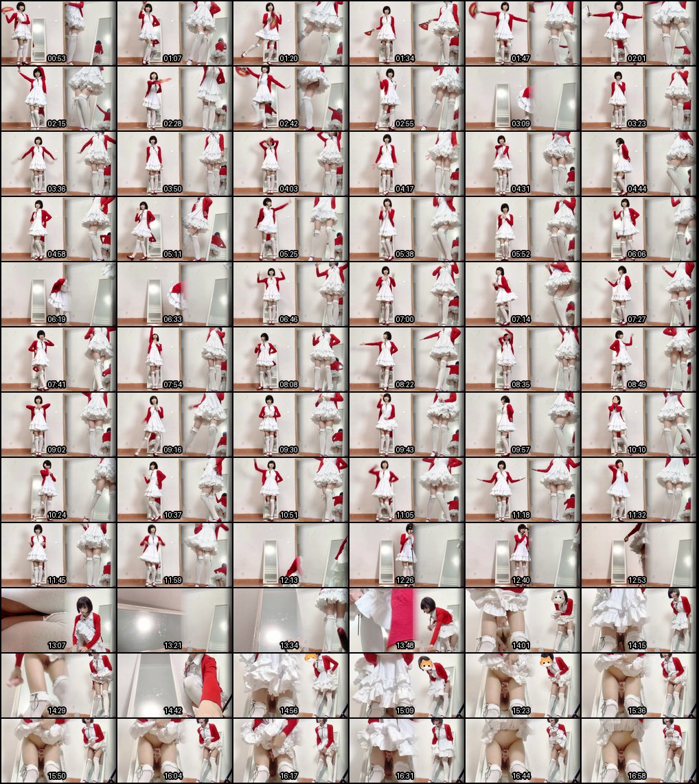 可爱萝莉裙下无内裤自慰，双视角露脸福利