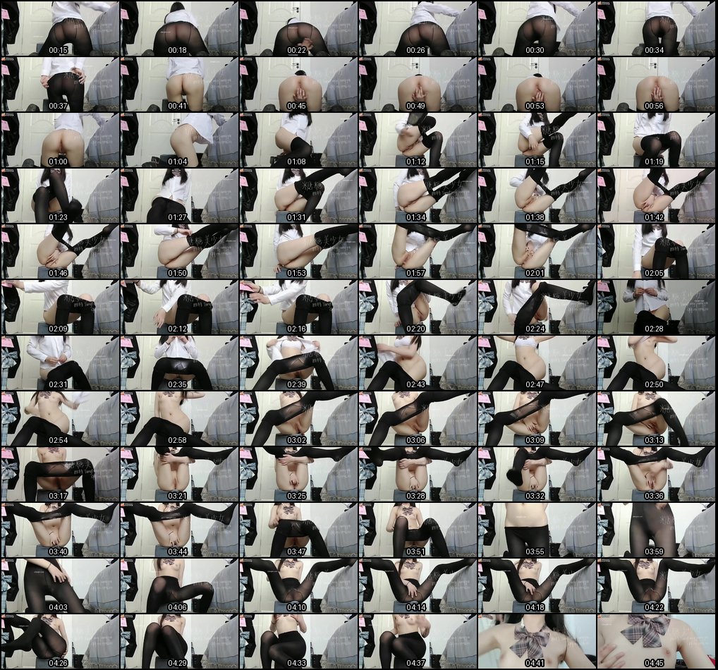 糖糖美少女JK厚黑丝小皮鞋秀足自慰诱惑