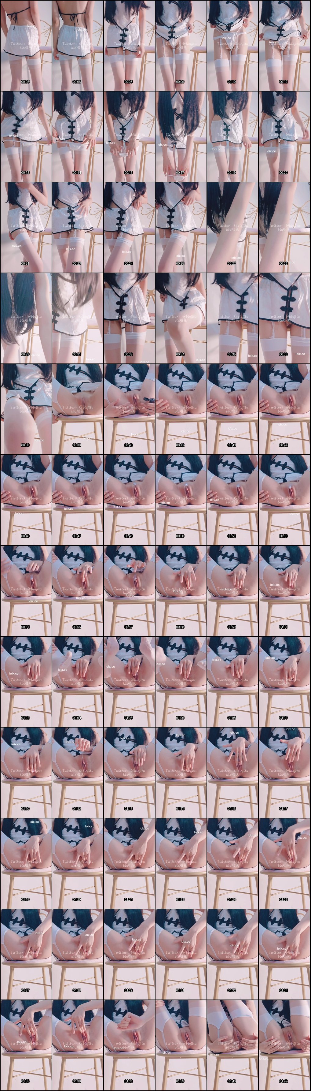 软萌兔娘白丝网袜自慰诱惑