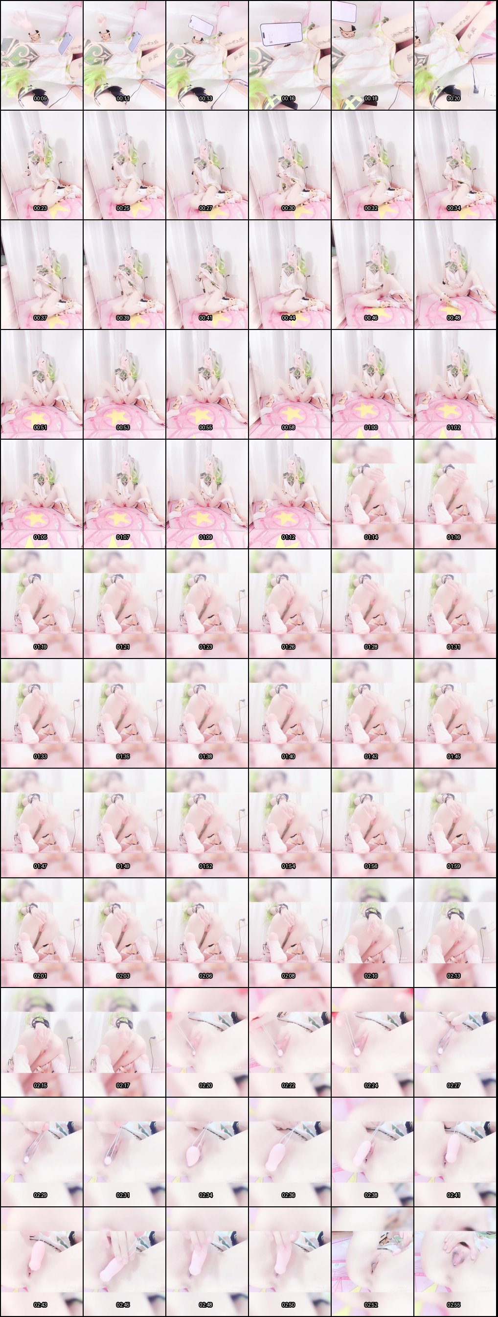 小池理奈COS小草神 水嫩大长腿萝莉跳蛋水晶棒自慰弹力摇